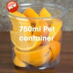750 ML Pet Reusabale New Container With Lid (500 Pcs) (Freight To-Pay)